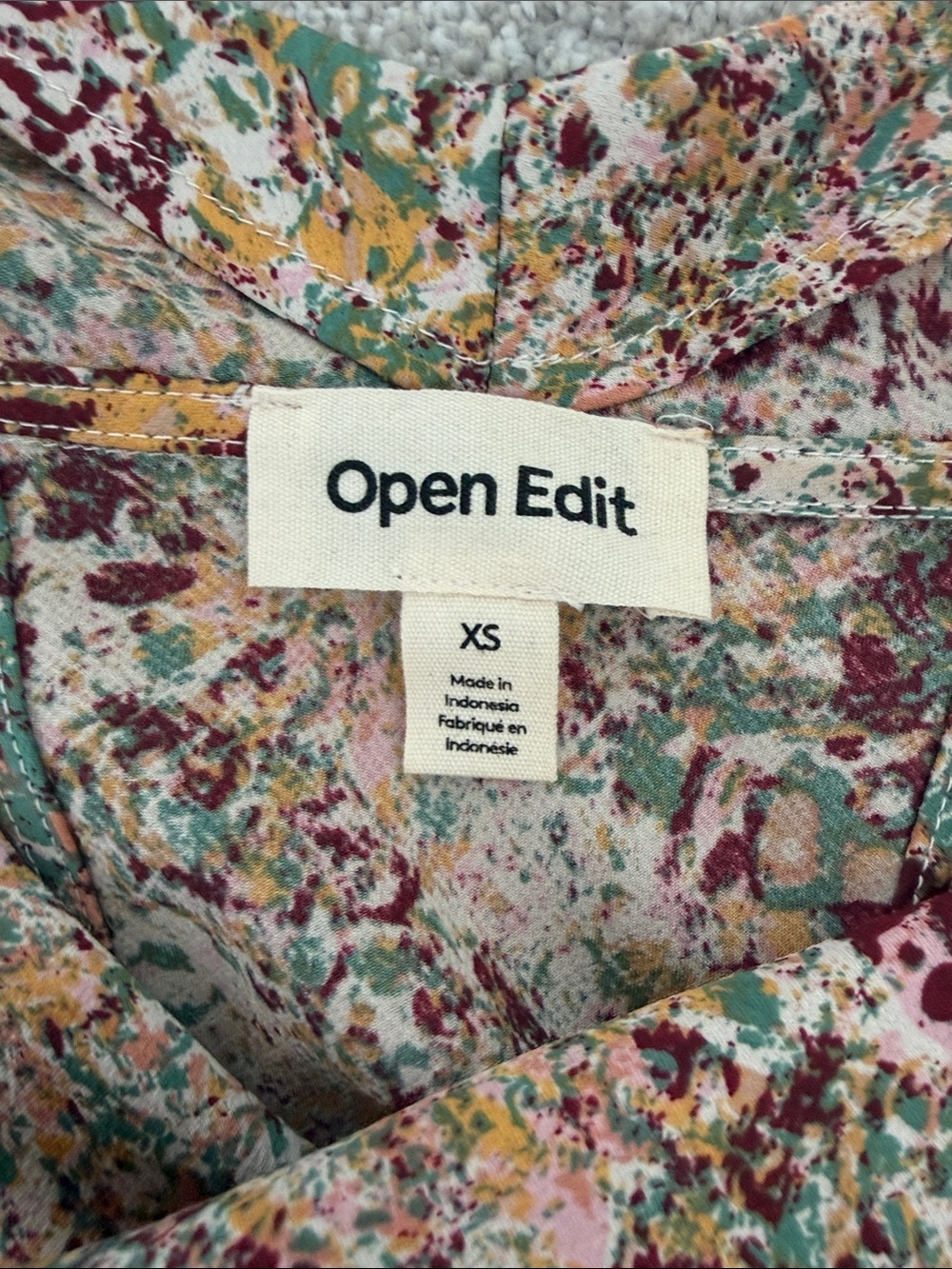 Open Edit Women's Multicolor Floral-Print Racerback Tank - Picture 3 of 4